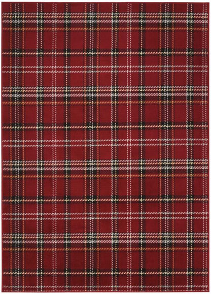 Nourison - Grafix GRF03 Red 53in x 73in Area Rug - GRF03-99446394729 veiw 1