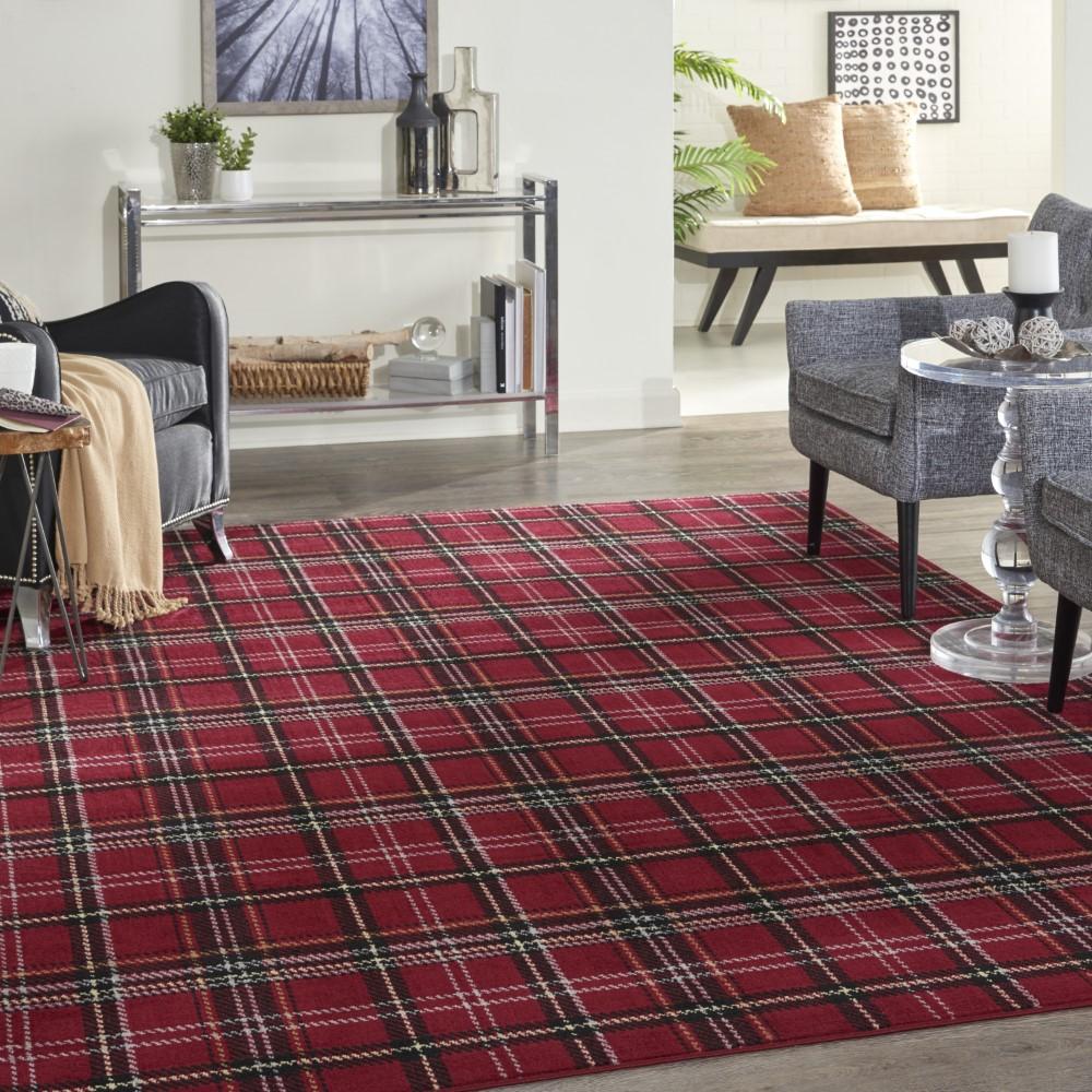 Nourison - Grafix GRF03 Red 6x9 Area Rug - GRF03-99446809391 veiw 2