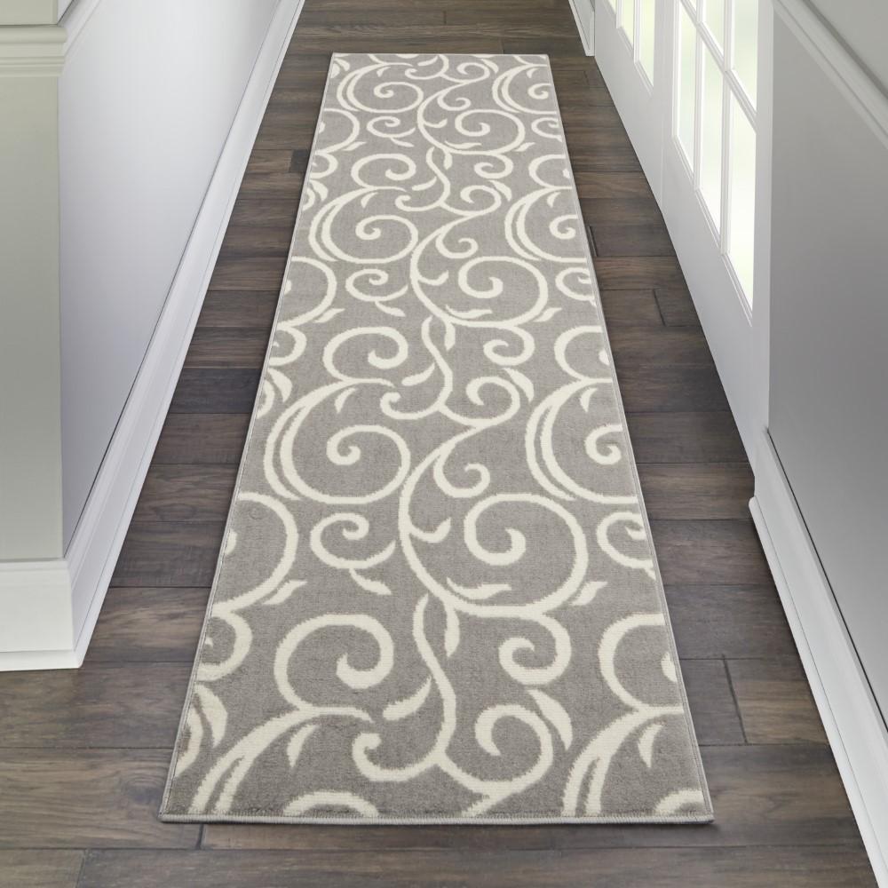 Nourison - Grafix GRF19 Bone 23in x 76in Hallway Rug - GRF19-99446411907 veiw 2