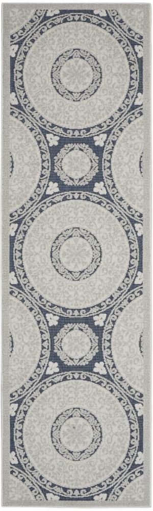 Nourison - Key Largo 22in x 10 Blue Area Rug - KLG03-99446771124_CLOSEOUT veiw 1