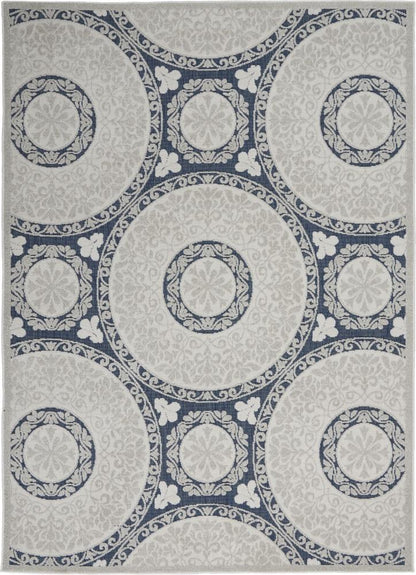 Nourison - Key Largo 4x6 Blue Area Rug - KLG03-99446771131_CLOSEOUT veiw 1