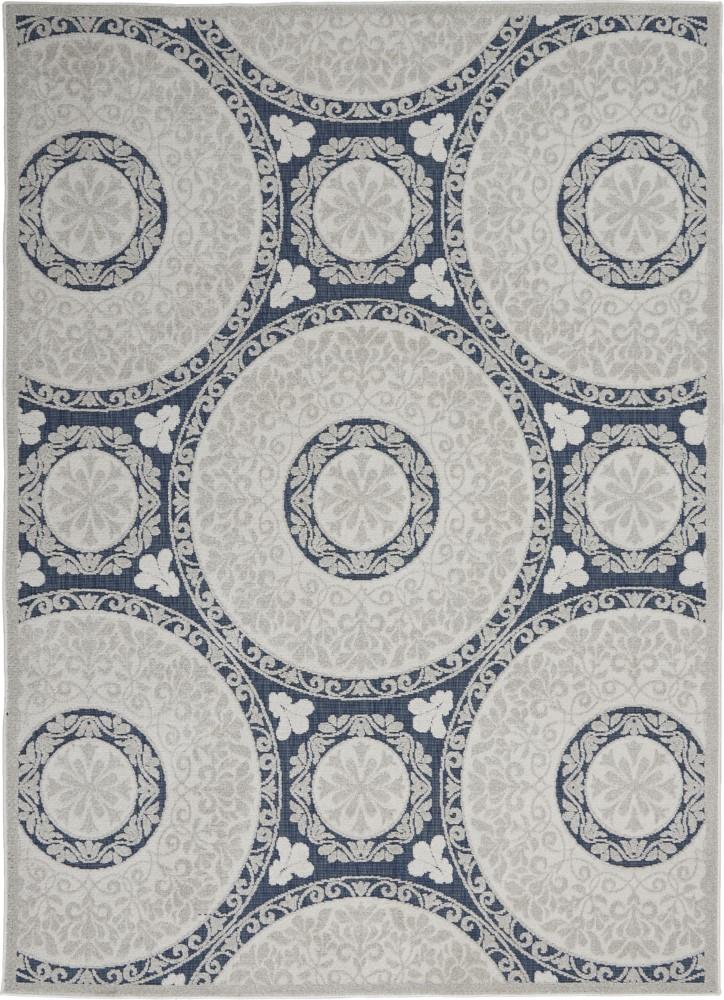 Nourison - Key Largo 53in x 73in Blue Area Rug - KLG03-99446771148_CLOSEOUT veiw 1