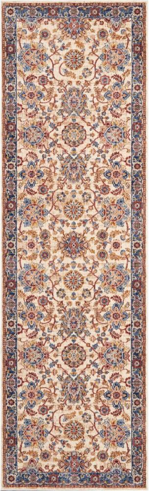 Nourison - Lagos LAG04 Cream Multicolor 23in x 76in Low-pile Hallway Rug - LAG04-99446390561_CLOSEOUT veiw 1