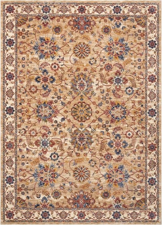 Nourison - Lagos LAG04 Beige Multicolor 710in x 910in Large Low-pile Rug - LAG04-99446390714_CLOSEOUT veiw 1