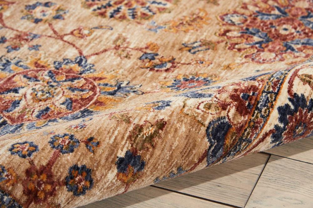 Nourison - Lagos LAG04 Beige Multicolor 710in x 910in Large Low-pile Rug - LAG04-99446390714_CLOSEOUT veiw 2