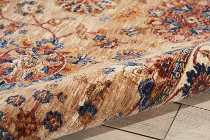 Nourison - Lagos LAG04 Beige Multicolor 710in x 910in Large Low-pile Rug - LAG04-99446390714_CLOSEOUT veiw 2