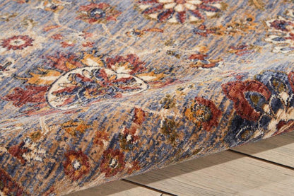 Nourison - Lagos LAG04 Light Blue Multicolor 53in x 76in Area Rug - LAG04-99446390790_CLOSEOUT veiw 2