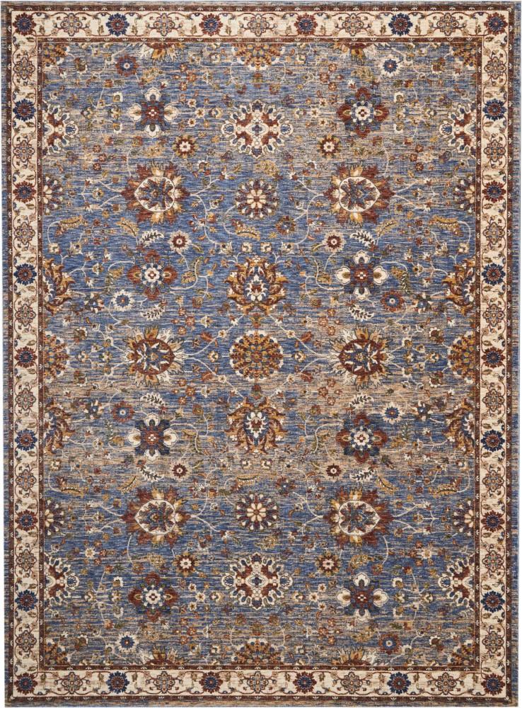 Nourison - Lagos LAG04 Light Blue Multicolor 83 x 116in Oversized Low-pile Rug - LAG04-99446390813_CLOSEOUT veiw 1