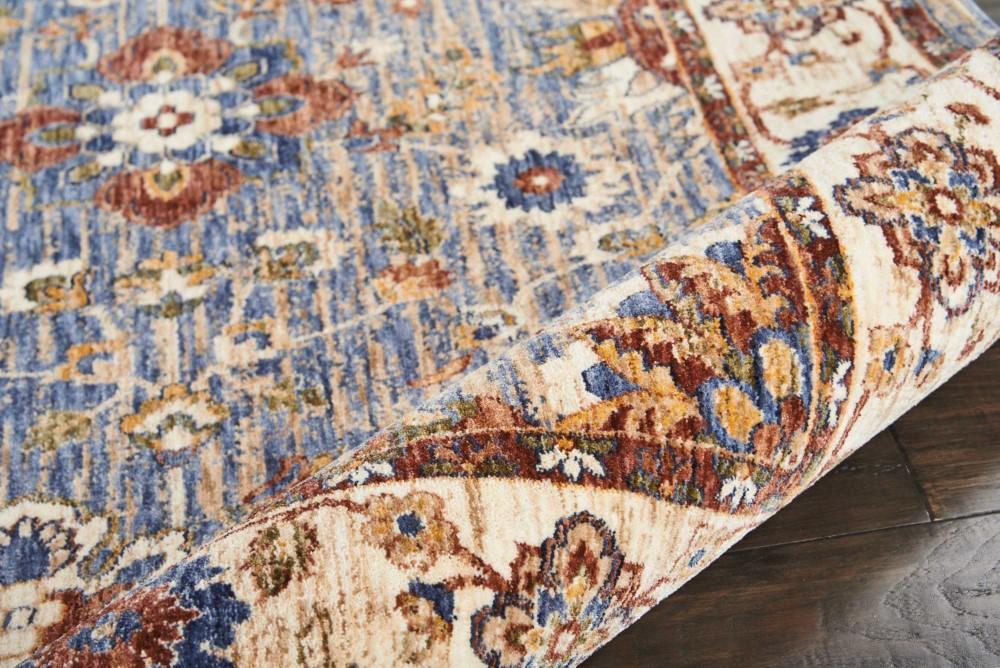Nourison - Lagos LAG04 Light Blue Multicolor 83 x 116in Oversized Low-pile Rug - LAG04-99446390813_CLOSEOUT veiw 2