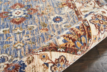 Nourison - Lagos LAG04 Light Blue Multicolor 83 x 116in Oversized Low-pile Rug - LAG04-99446390813_CLOSEOUT veiw 2