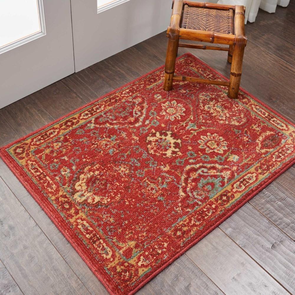 Nourison - Somerset 2 x 29in Red Area Rug - ST90-99446098689 veiw 2