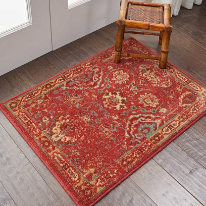 Nourison - Somerset 2 x 29in Red Area Rug - ST90-99446098689 veiw 2