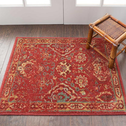 Nourison - Somerset 2 x 29in Red Area Rug - ST90-99446098689 veiw 3
