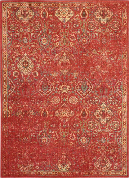 Nourison - Somerset ST90 Red 53in x 75in Oriental Area Rug - ST90-99446469731 veiw 1