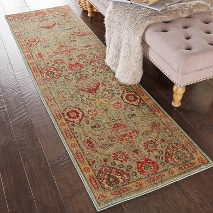 Nourison - Somerset ST90 Light Green 2 x 59in Hallway Rug - ST90-99446469625 veiw 2