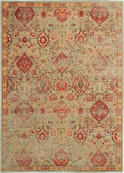 Nourison - Somerset ST90 Light Green 36in x 56in Oriental Area Rug - ST90-99446469717 veiw 1