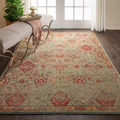 Nourison - Somerset ST90 Light Green 36in x 56in Oriental Area Rug - ST90-99446469717 veiw 2