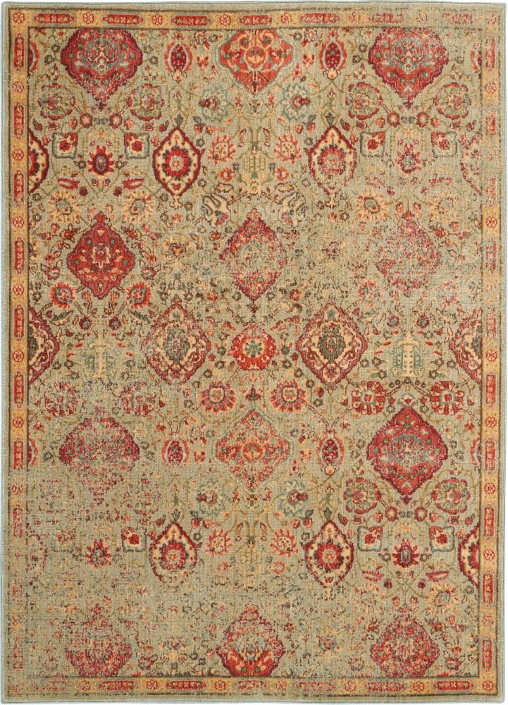 Nourison - Somerset ST90 Light Green 53in x 75in Oriental Area Rug - ST90-99446469748 veiw 1
