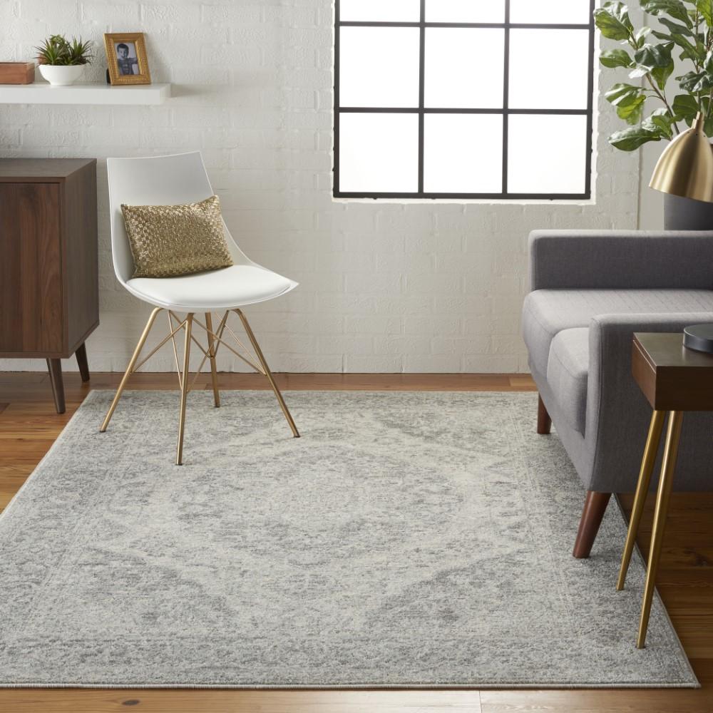 Nourison - Tranquil TRA05 Ivory/Bone 4x6 Vintage Area Rug - TRA05-99446485038 veiw 2