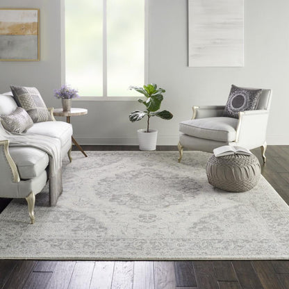 Nourison - Tranquil TRA05 Ivory/Bone 8 x 10 Oversized Rug - TRA05-99446485076 veiw 2