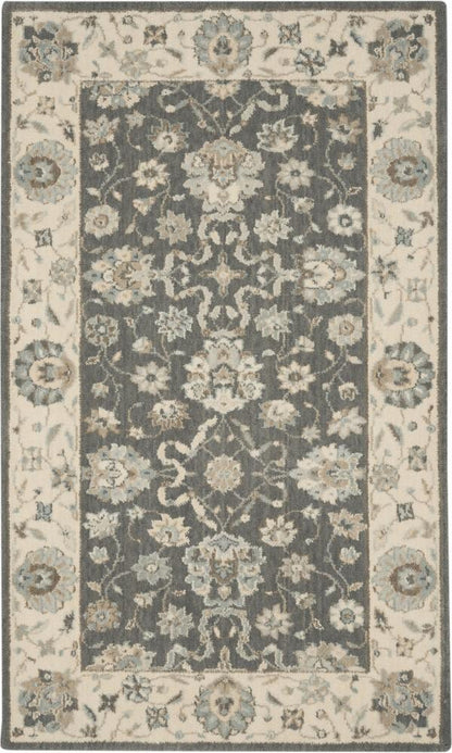 Nourison - Living Treasures 26in x 43in Bone and Ivory Area Rug - LI16-99446738387_CLOSEOUT veiw 1