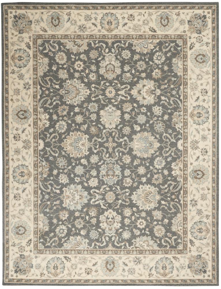 Nourison - Living Treasures 76in x 96in Bone and Ivory Area Rug - LI16-99446738554_CLOSEOUT veiw 1