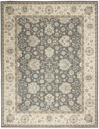 Nourison - Living Treasures 76in x 96in Bone and Ivory Area Rug - LI16-99446738554_CLOSEOUT veiw 1