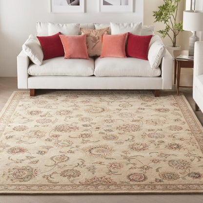 Nourison - 2000 2360 Beige 86in x 116in Area Rug - 2360-99446157430 veiw 2
