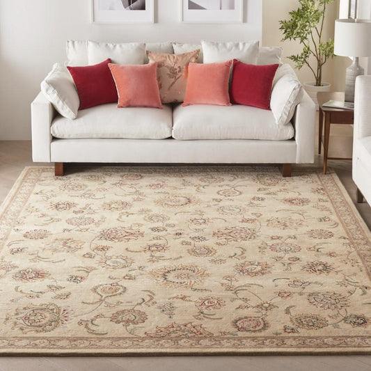 Nourison - 2000 2360 Beige 86in x 116in Area Rug - 2360-99446157430 veiw 2