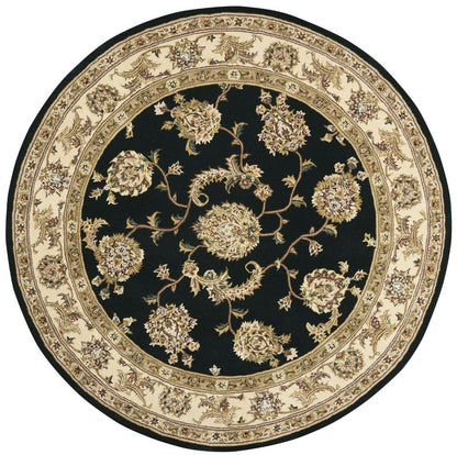 Nourison - 2000 4 x Round Black Area Rug - 2022-99446720658 veiw 1
