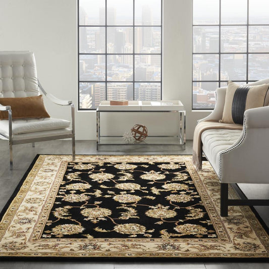 Nourison - 2000 56in x 86in Black Area Rug - 2022-99446720719 veiw 2