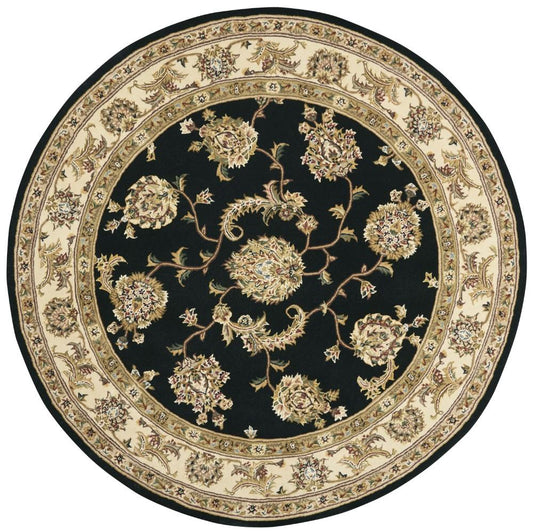 Nourison - 2000 6 x ROUND Black Area Rug - 2022-99446720726 veiw 1