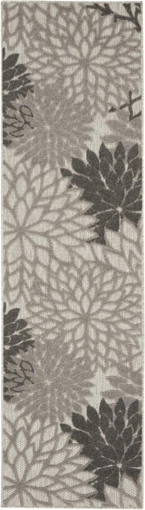 Nourison - Aloha 23in x 8 Silver Grey Area Rug - ALH05-99446779205 veiw 1