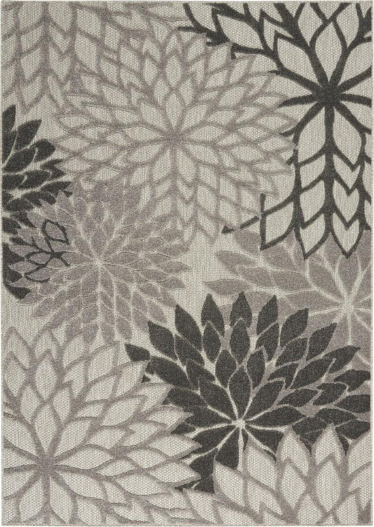 Nourison - Aloha 36in x 56in Silver Grey Area Rug - ALH05-99446779076 veiw 1