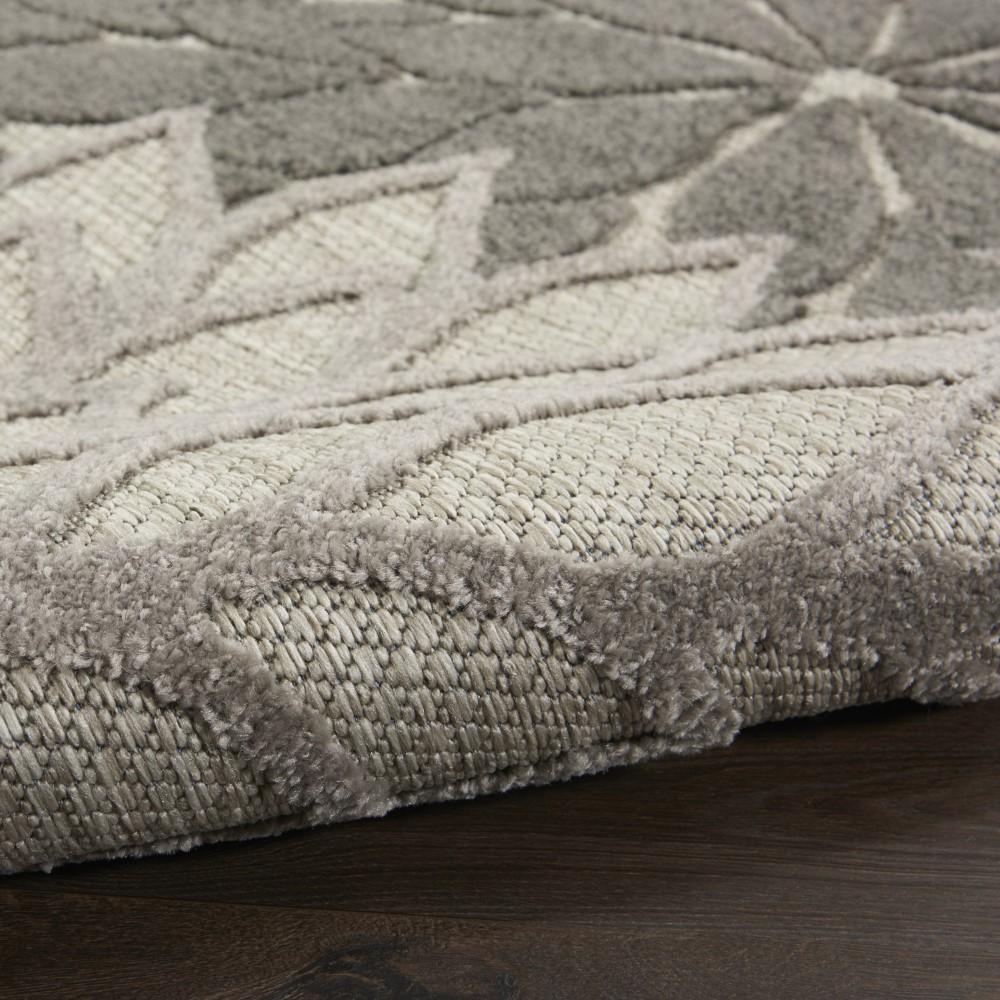 Nourison - Aloha 6x9 Silver Grey Area Rug - ALH05-99446779298 veiw 3