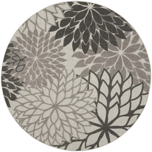 Nourison - Aloha 710in x Round Silver Grey Area Rug - ALH05-99446779328 veiw 1