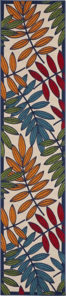 Nourison - Aloha ALH18 Multicolor 23in x 10 Indoor-outdoor Rug - ALH18-99446086952 veiw 1