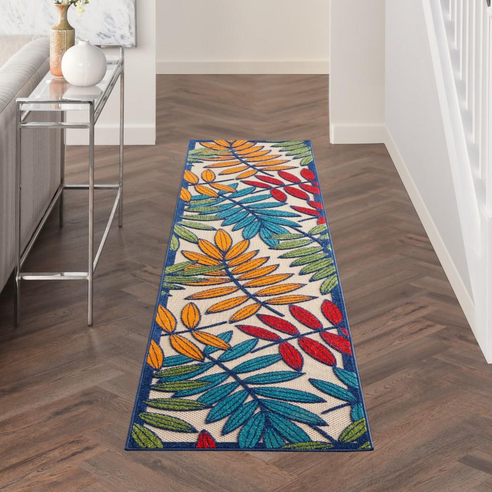Nourison - Aloha ALH18 Multicolor 23in x 10 Indoor-outdoor Rug - ALH18-99446086952 veiw 2