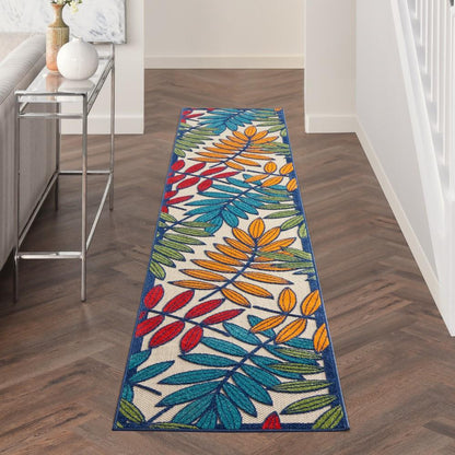 Nourison - Aloha ALH18 Multicolor 23in x 12 Indoor-outdoor Rug - ALH18-99446087003 veiw 2
