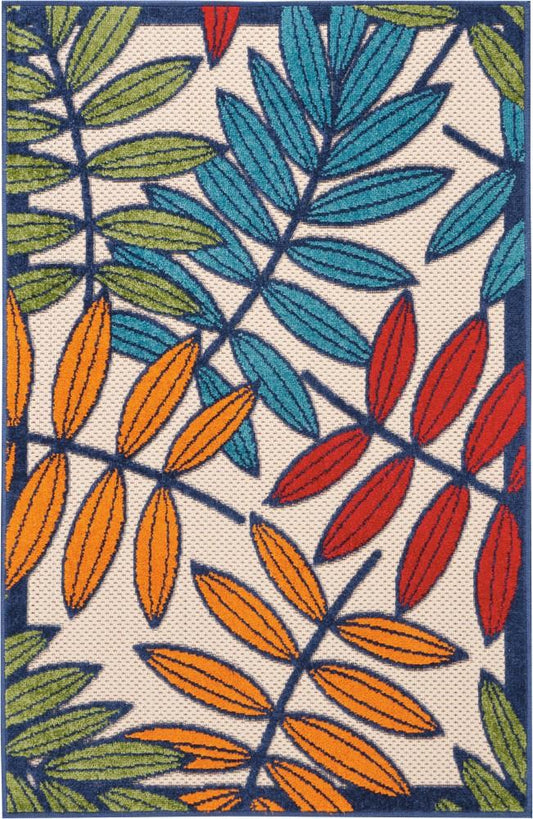 Nourison - Aloha ALH18 Multicolor 28in x 4 Indoor-outdoor Area Rug - ALH18-99446267283 veiw 1