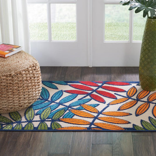Nourison - Aloha ALH18 Multicolor 28in x 4 Indoor-outdoor Area Rug - ALH18-99446267283 veiw 2