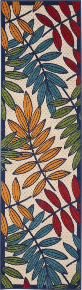 Nourison - Aloha ALH18 Multicolor 2 x 6 Indoor-outdoor Rug - ALH18-99446086914 veiw 1