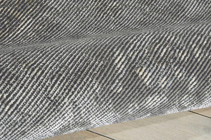 Nourison - Luminance LUM06 Grey 35in x 55in Area Rug - LUM06-99446262837_CLOSEOUT veiw 2