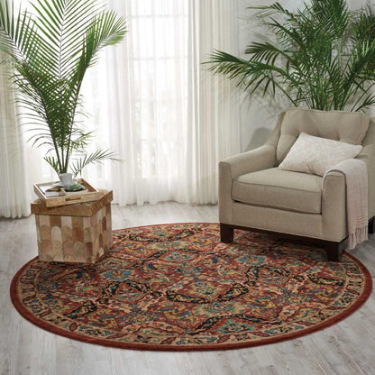Nourison - 2020 NR205 75in x Round Area Rug - NR205-99446363534_CLOSEOUT veiw 2