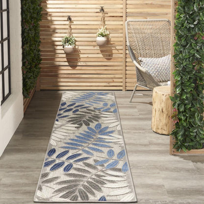 Nourison - Aloha 2 x 6 Blue Patio Area Rug - ALH18-99446761958 veiw 2