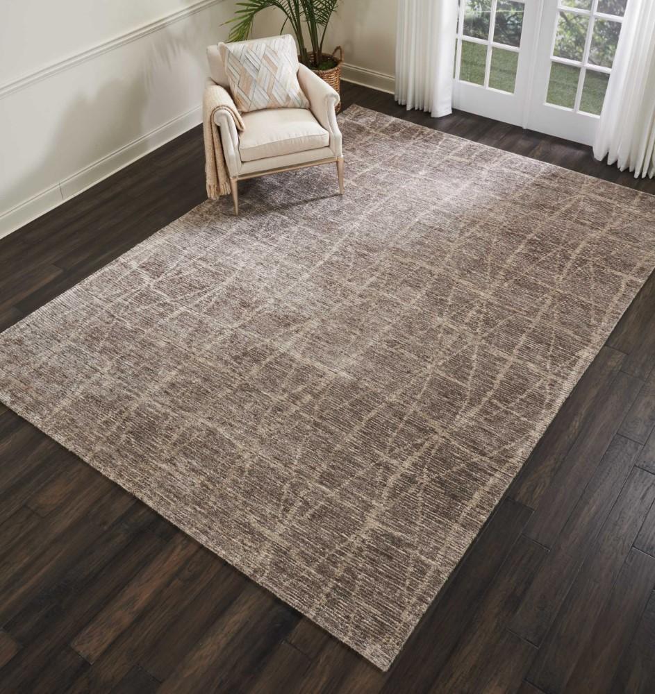 Nourison - Ellora ELL02 Beige 99in x 139in Oversized Handmade Rug - ELL02-99446384799 veiw 2