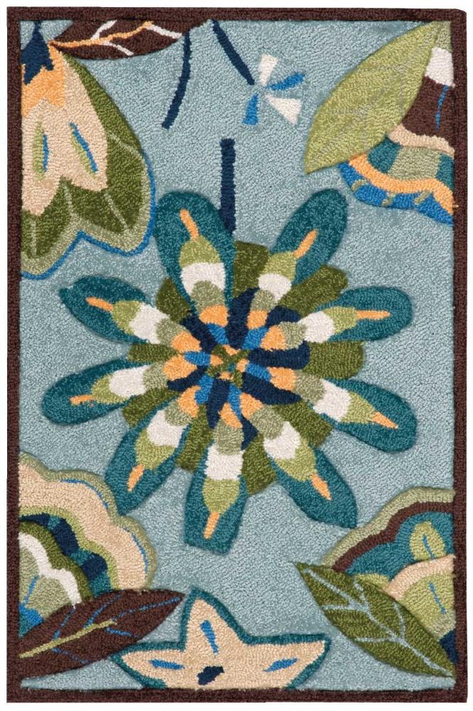 Nourison - Fantasy 19in x 29in Blue Area Rug - FA12-99446115768 veiw 2