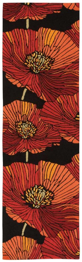 Nourison - Fantasy FA24 Black 23in x 8 Hallway Rug - FA24-99446217622 veiw 1