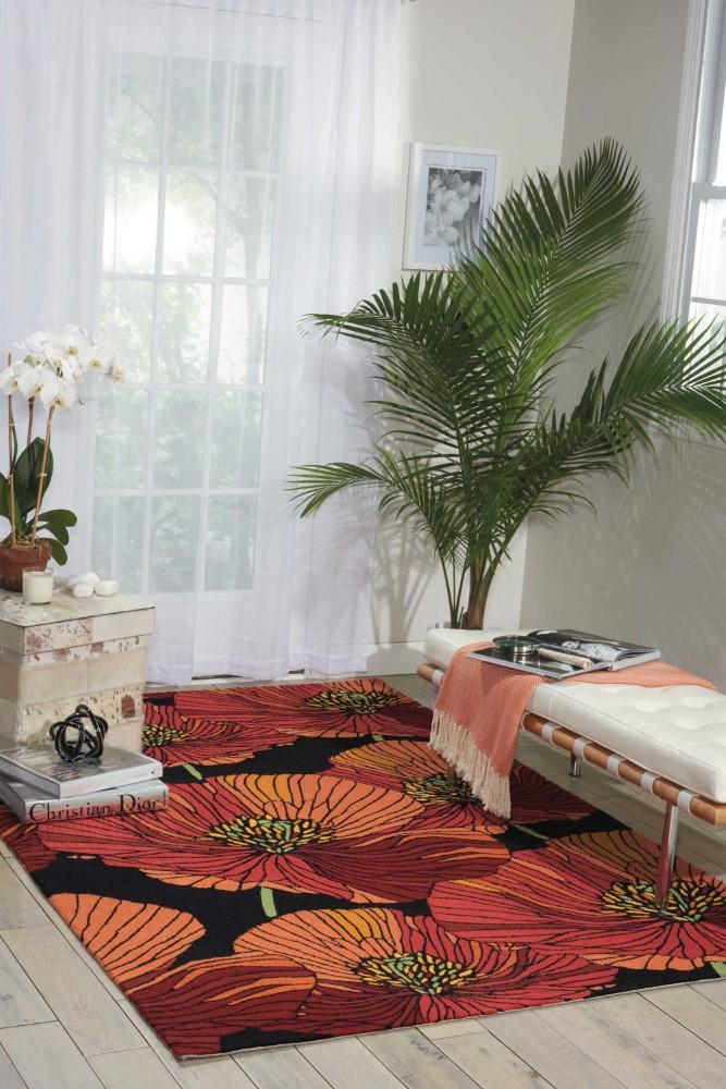 Nourison - Fantasy FA24 Black 36in x 56in Area Rug - FA24-99446217653 veiw 2