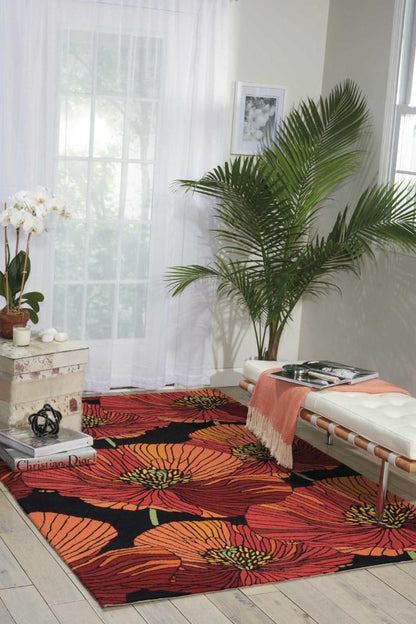 Nourison - Fantasy FA24 Black 36in x 56in Area Rug - FA24-99446217653 veiw 2